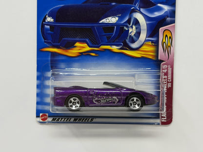 Hot Wheels Flamin' Hot Wheels 1995 Chevrolet Camaro 1:64 Diecast Purple