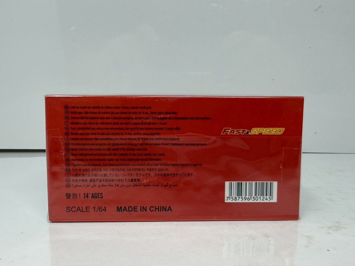 Fast & Speed Nissan Skyline GT-R R34 Red 1:64 Diecast