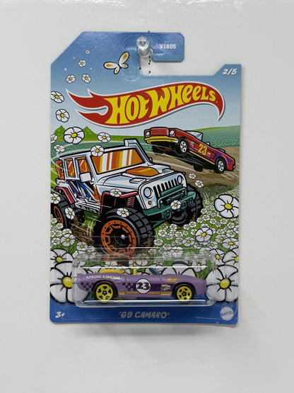 Hot Wheels Spring Series 1969 Chevrolet Camaro 1:64 Diecast Purple