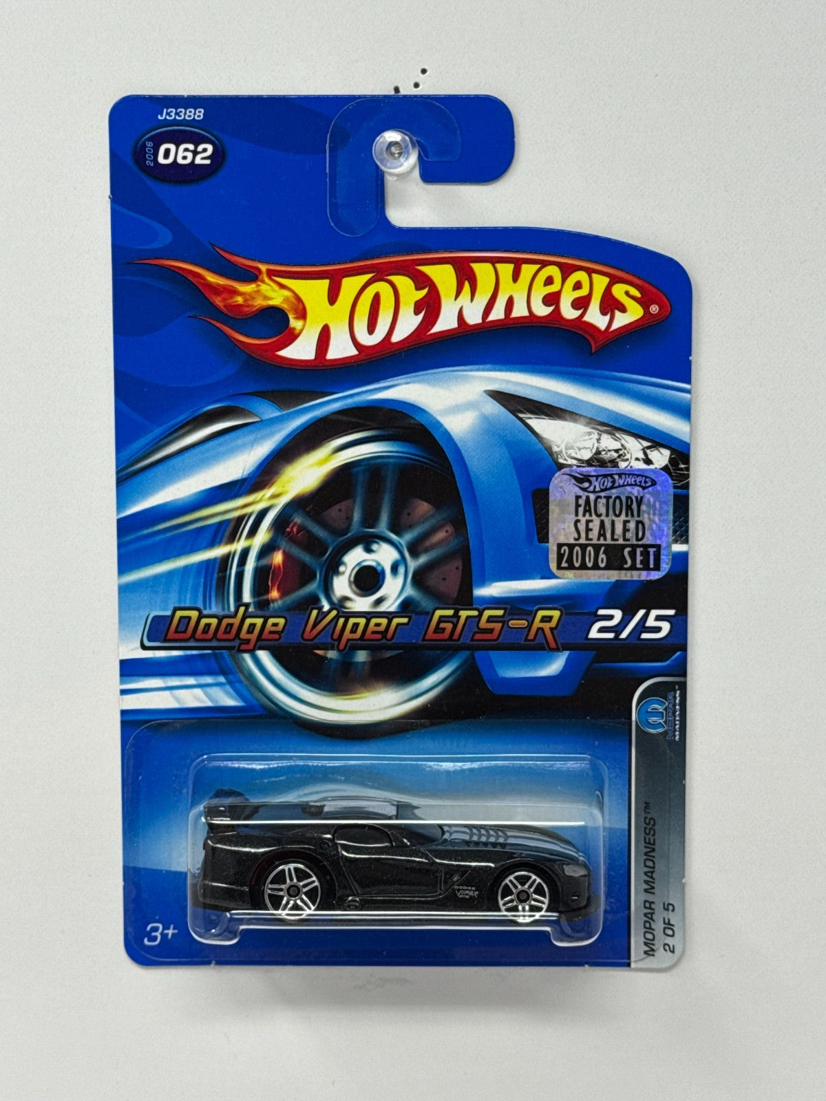 Hot Wheels Mopar Madness Dodge Viper GTS-R Black 1:64 Diecast Factory Sealed