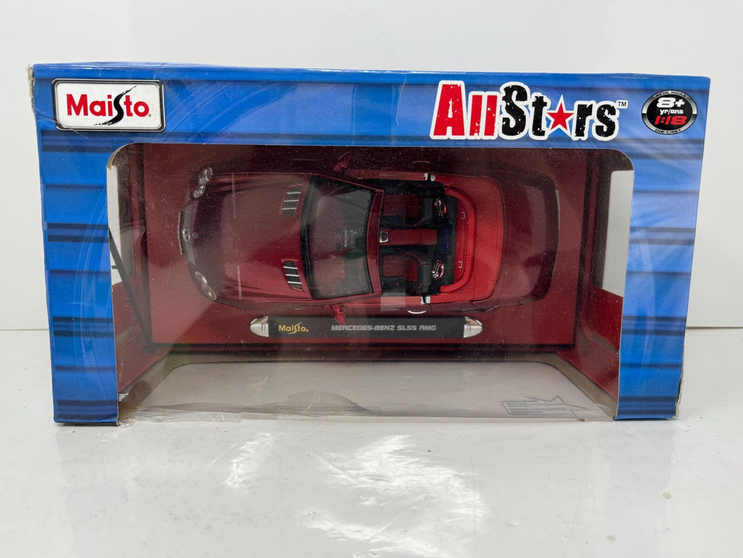 Maisto All Stars Mercedes-Benz SL55 AMG Convertible 1:18 Diecast Blingz Wheels