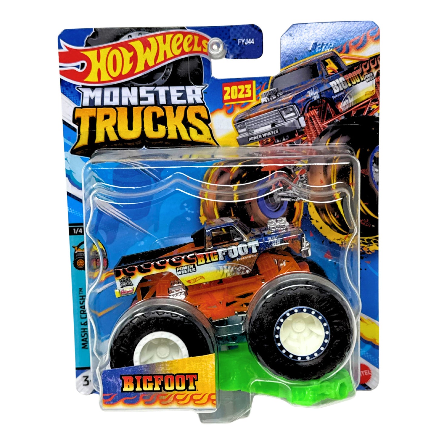 Hot Wheels Monster Trucks Bigfoot Mash & Crash 1:64 Diecast