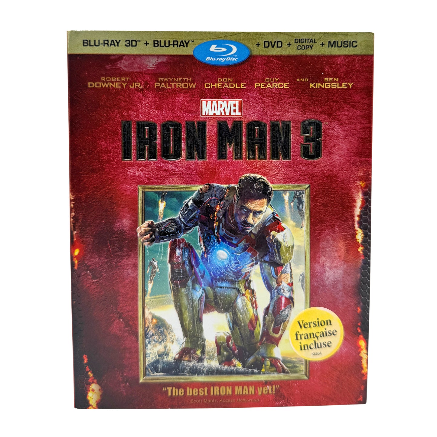 Iron Man 3 (Blu-ray 3D) Marvel Action