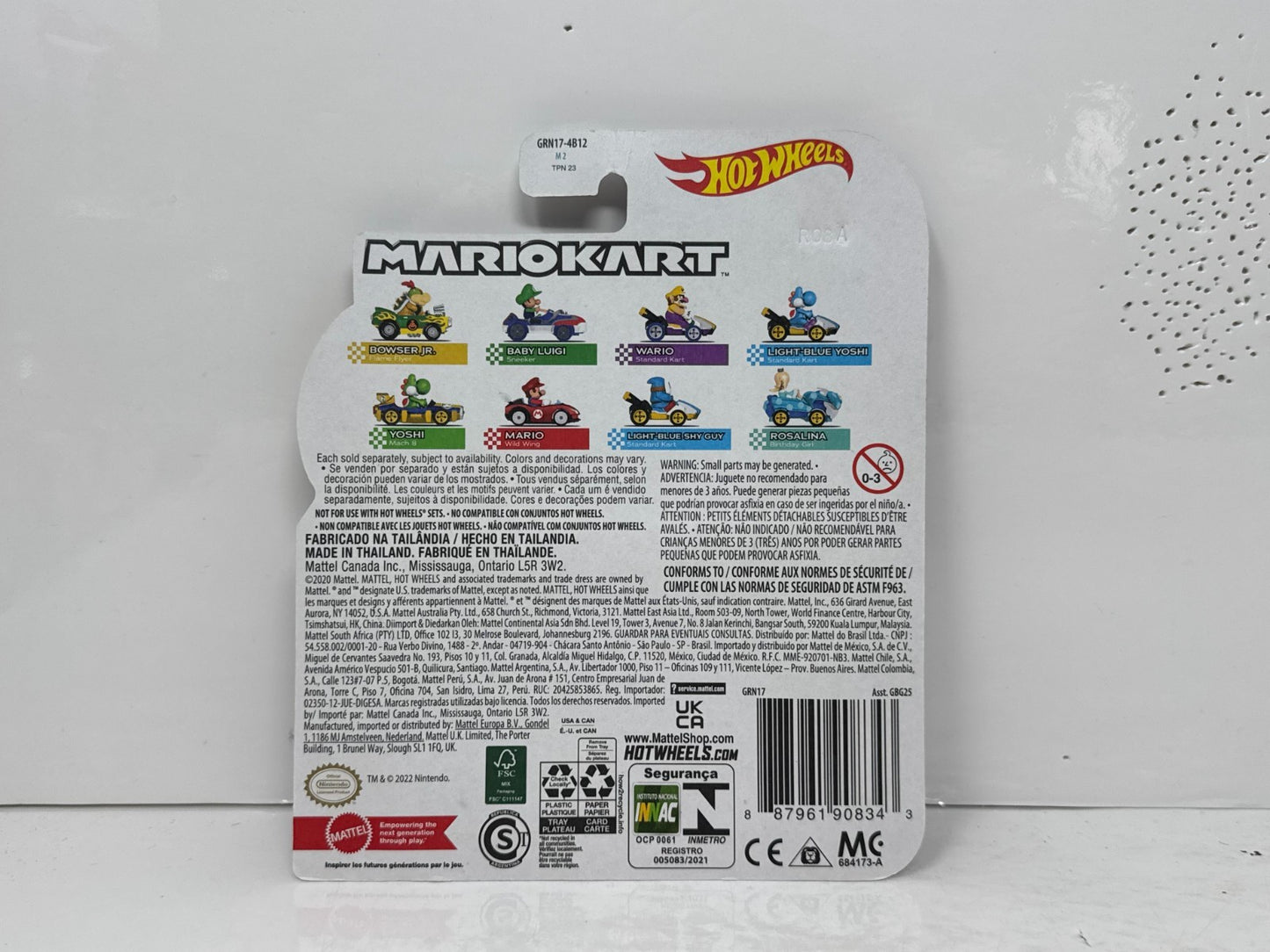 Hot Wheels Mario Kart Mario Wild Wing 1:64 Diecast