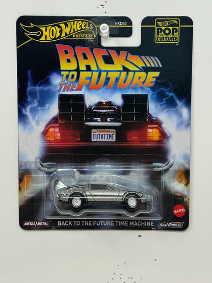 Hot Wheels Premium Pop Culture Back to the Future Time Machine 1:64 Diecast