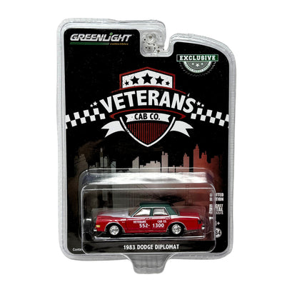 Greenlight Veterans Cab Co. 1983 Dodge Diplomat Taxi 1:64 Diecast