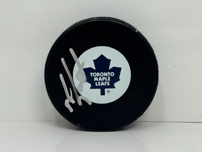 Mike Gartner Toronto Maple Leafs Signed NHL Autograph Puck Silver Auto