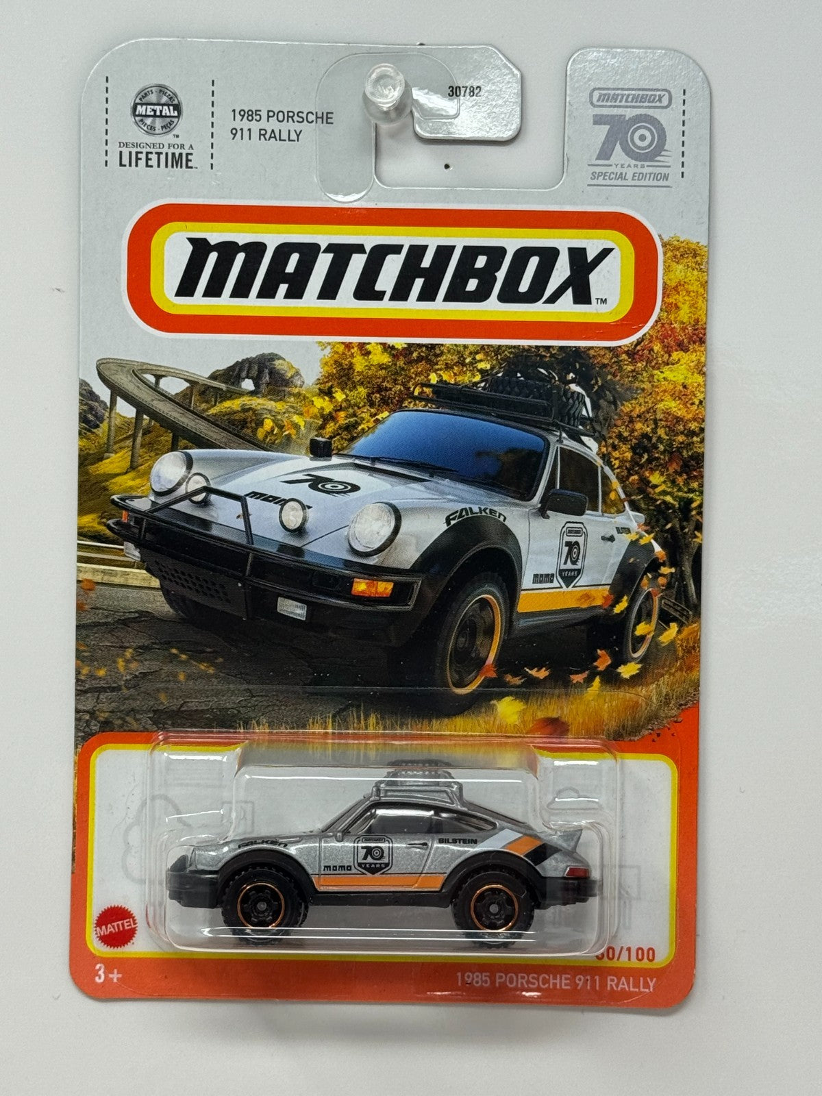 Matchbox 1985 Porsche 911 Rally 1:64 Diecast