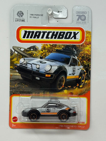 Matchbox 1985 Porsche 911 Rally 1:64 Diecast