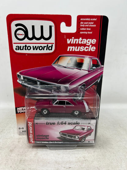 Auto World  1971 Dodge Dart Swinger Vintage Muscle 1:64 Scale Diecast