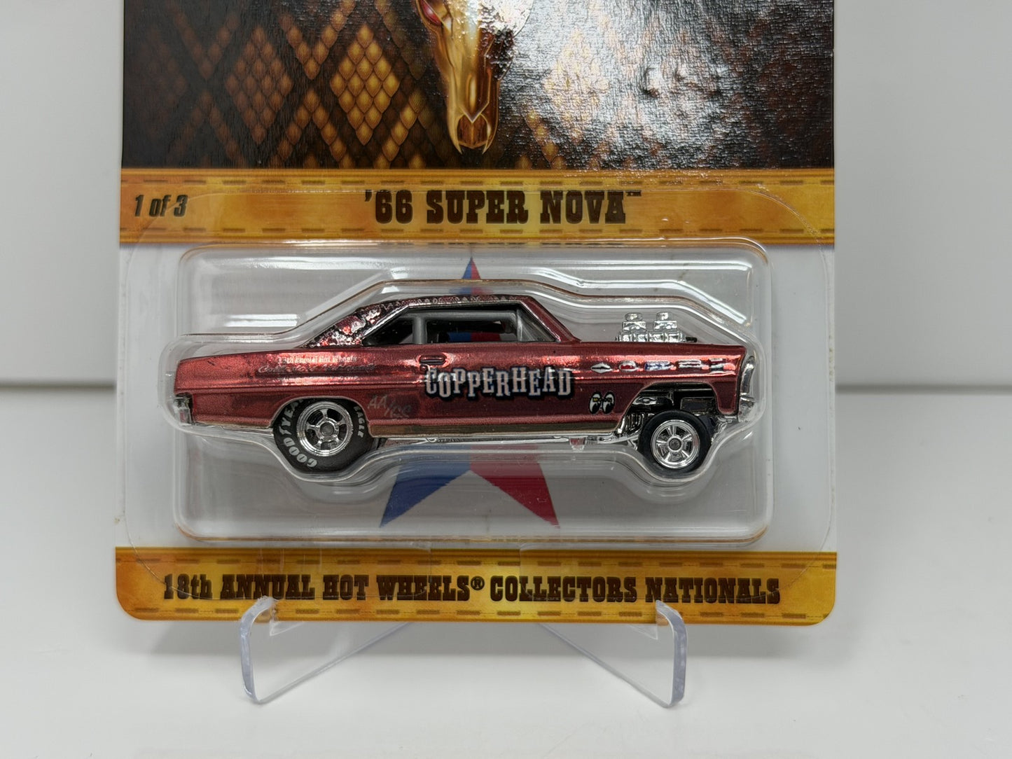 Hot Wheels 2018 18th Collectors Nationals 1966 Chevrolet Super Nova 1:64 Diecast