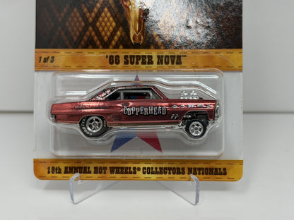 Hot Wheels 2018 18th Collectors Nationals 1966 Chevrolet Super Nova 1:64 Diecast