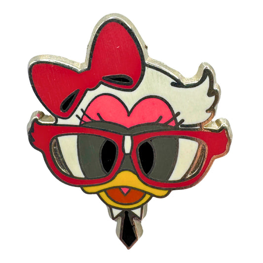 Disney Daisy with Glasses Nerds Rock Head Collection Trading Pin DC2S10