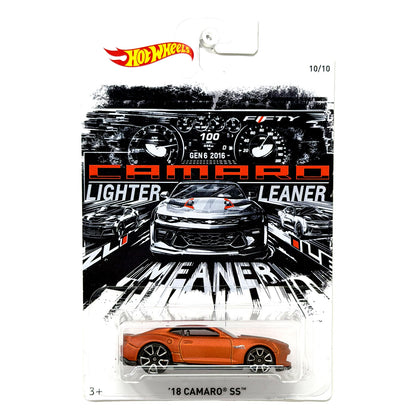 Hot Wheels Lighter Leaner Meaner 2018 Camaro SS 1:64 Diecast Orange