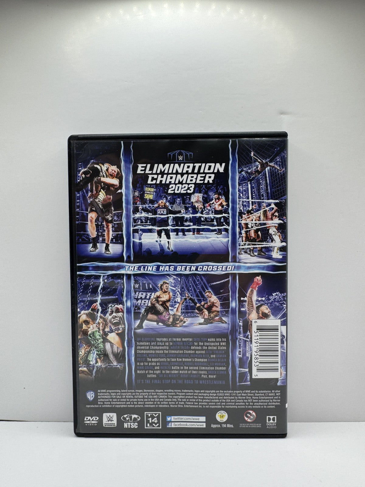 WWE Elimination Chamber 2023 (DVD) WWE Wrestling