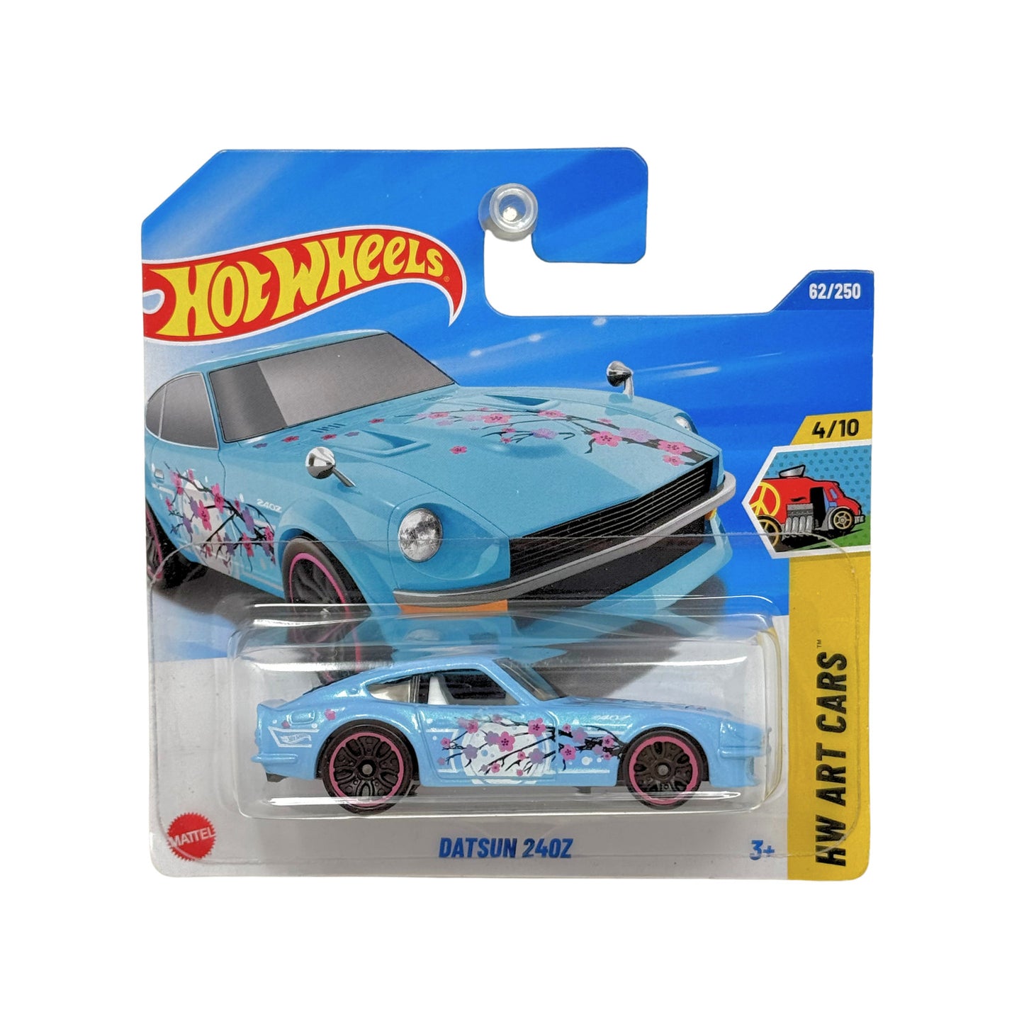 Hot Wheels Art Cars Datsun 240Z 1:64 Diecast Light Blue