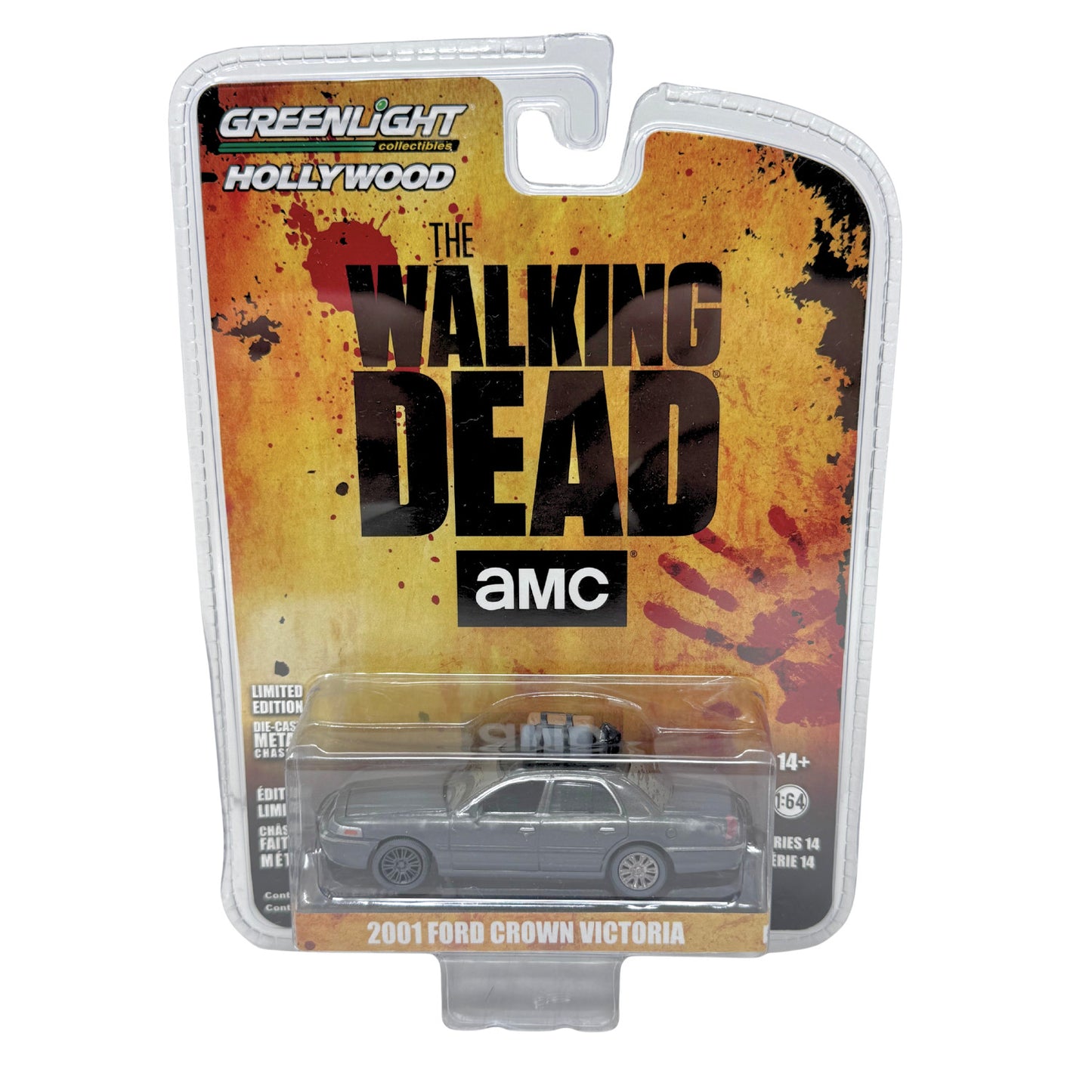 Greenlight Hollywood The Walking Dead 2001 Ford Crown Victoria 1:64 Diecast
