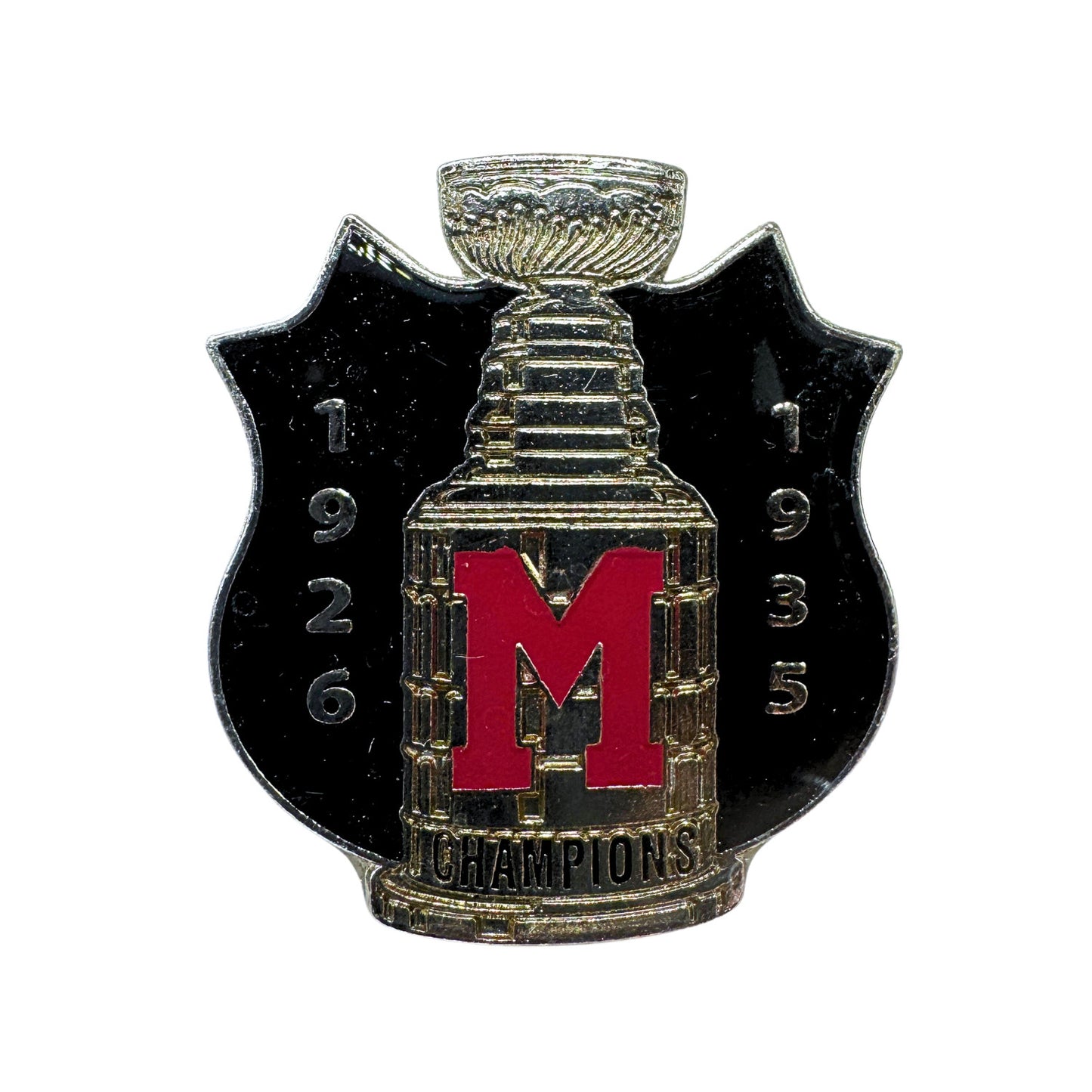 Montreal Maroons 1926 1935 Stanley Cup Champions NHL Lapel Pin