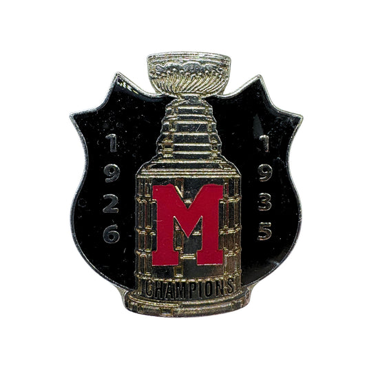 Montreal Maroons 1926 1935 Stanley Cup Champions NHL Lapel Pin