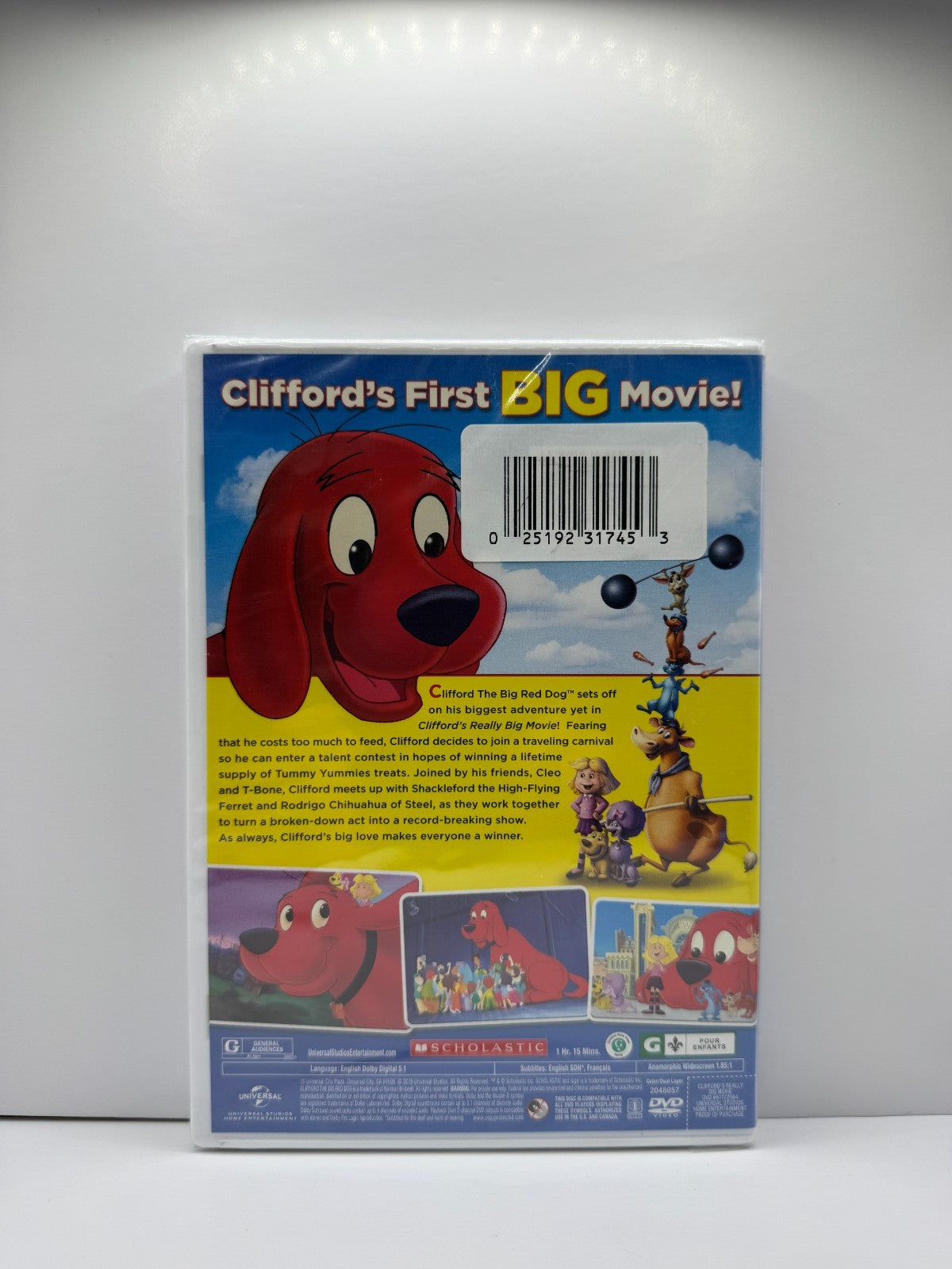 Clifford's Really Big Movie (DVD) Clifford Kids Cartoon New and Sealed!!!