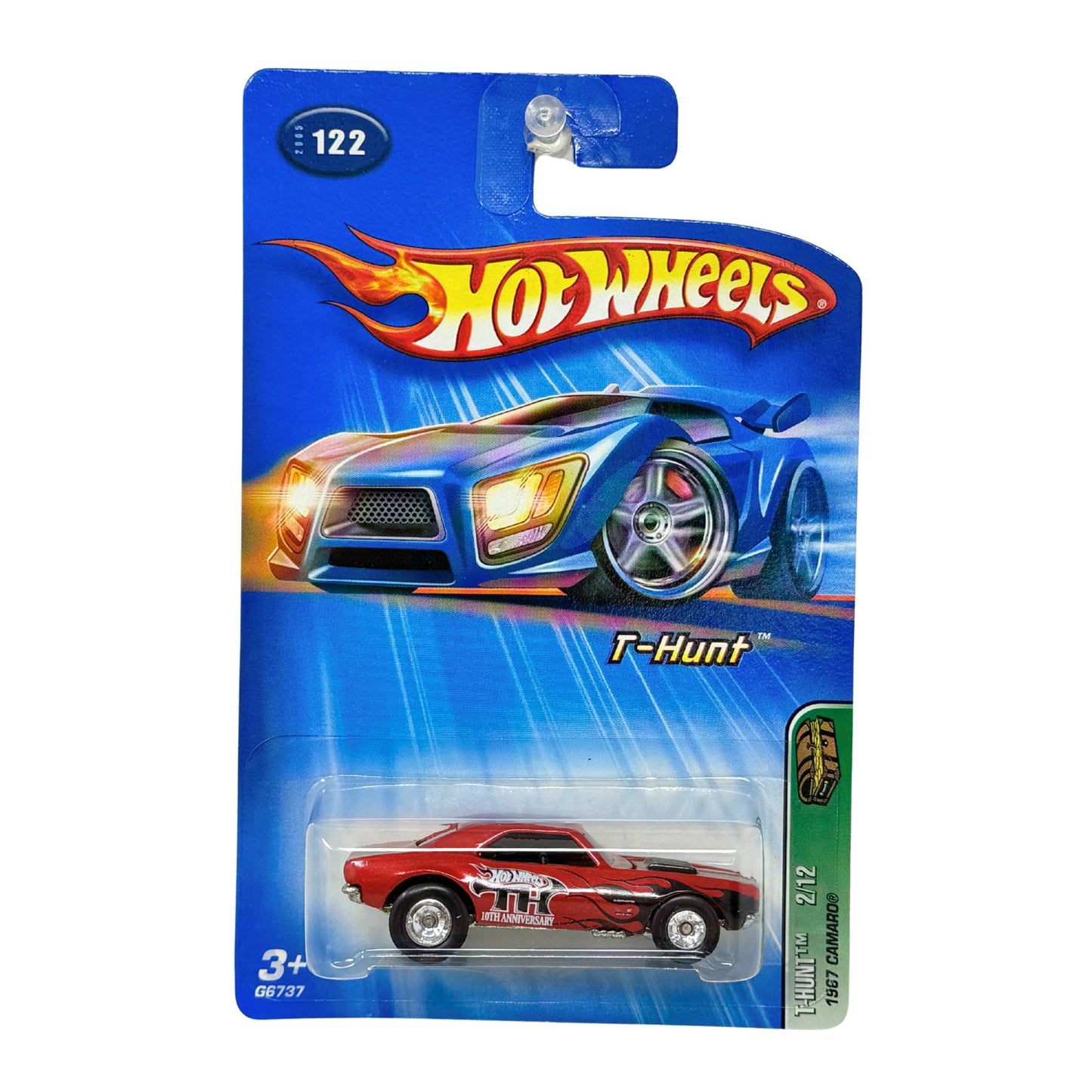 Hot Wheels T-Hunt 1967 Chevy Camaro 1:64 Diecast Real Riders