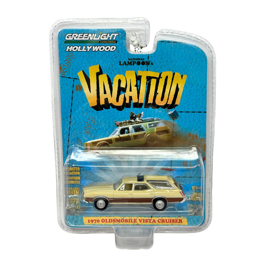 Greenlight Hollywood Vacation 1970 Oldsmobile Vista Cruiser 1:64 Diecast