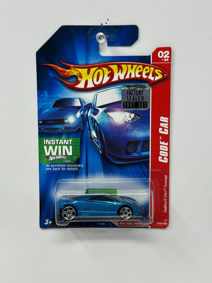 Hot Wheels Code Car Cadillac Cien Concept 1:64 Diecast Factory Sealed