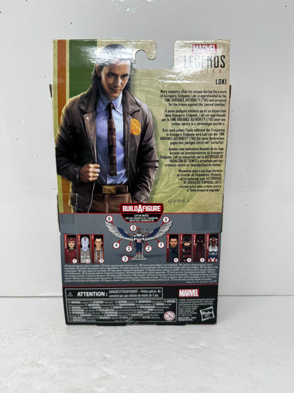 Marvel Legends Loki Action Figure w/ Captain America Flight Gear BAF Piece