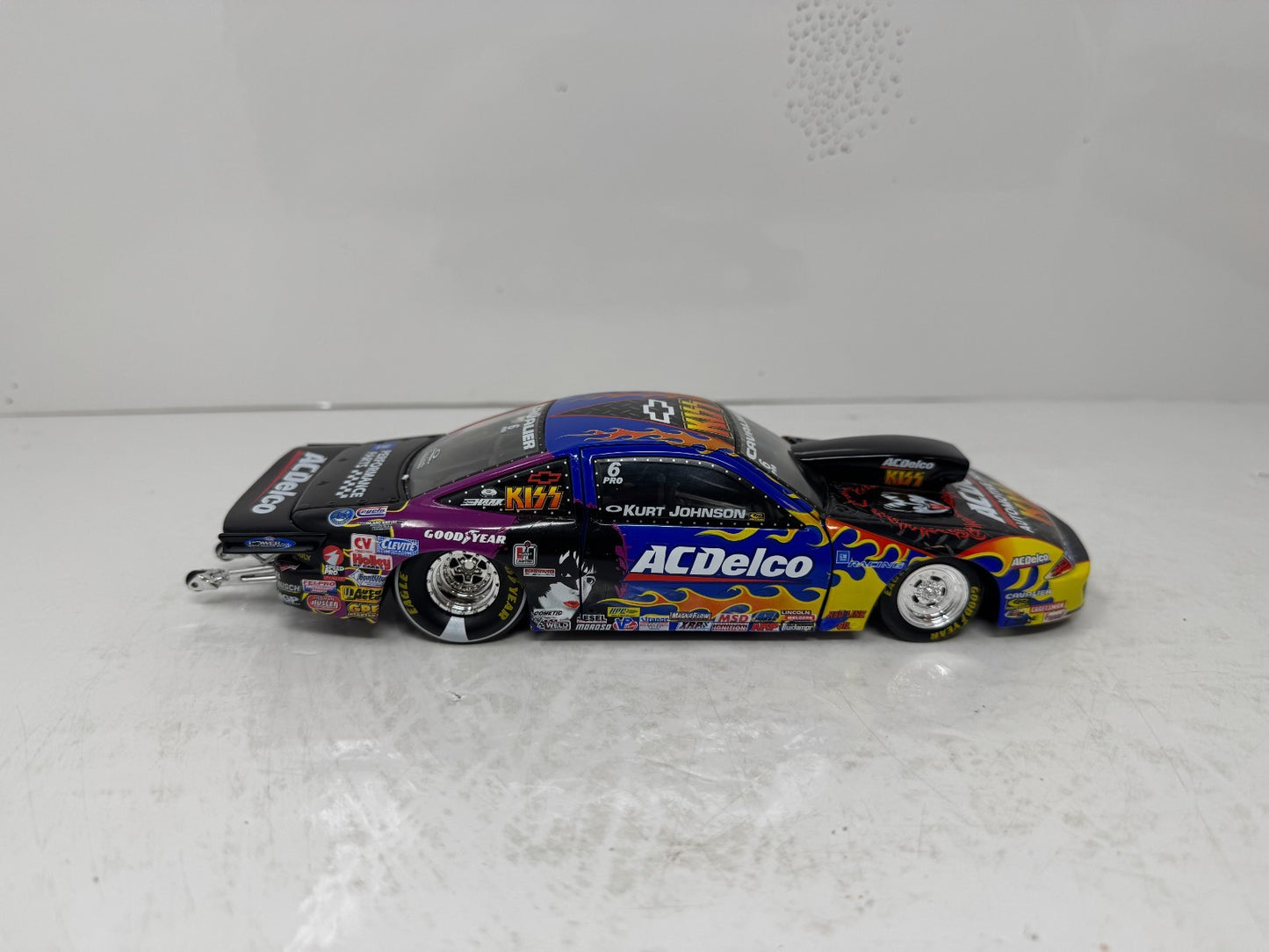 Action NHRA Kurt Johnson ACDelco Kiss 2003 Cavalier Pro Stock 1:24 Diecast