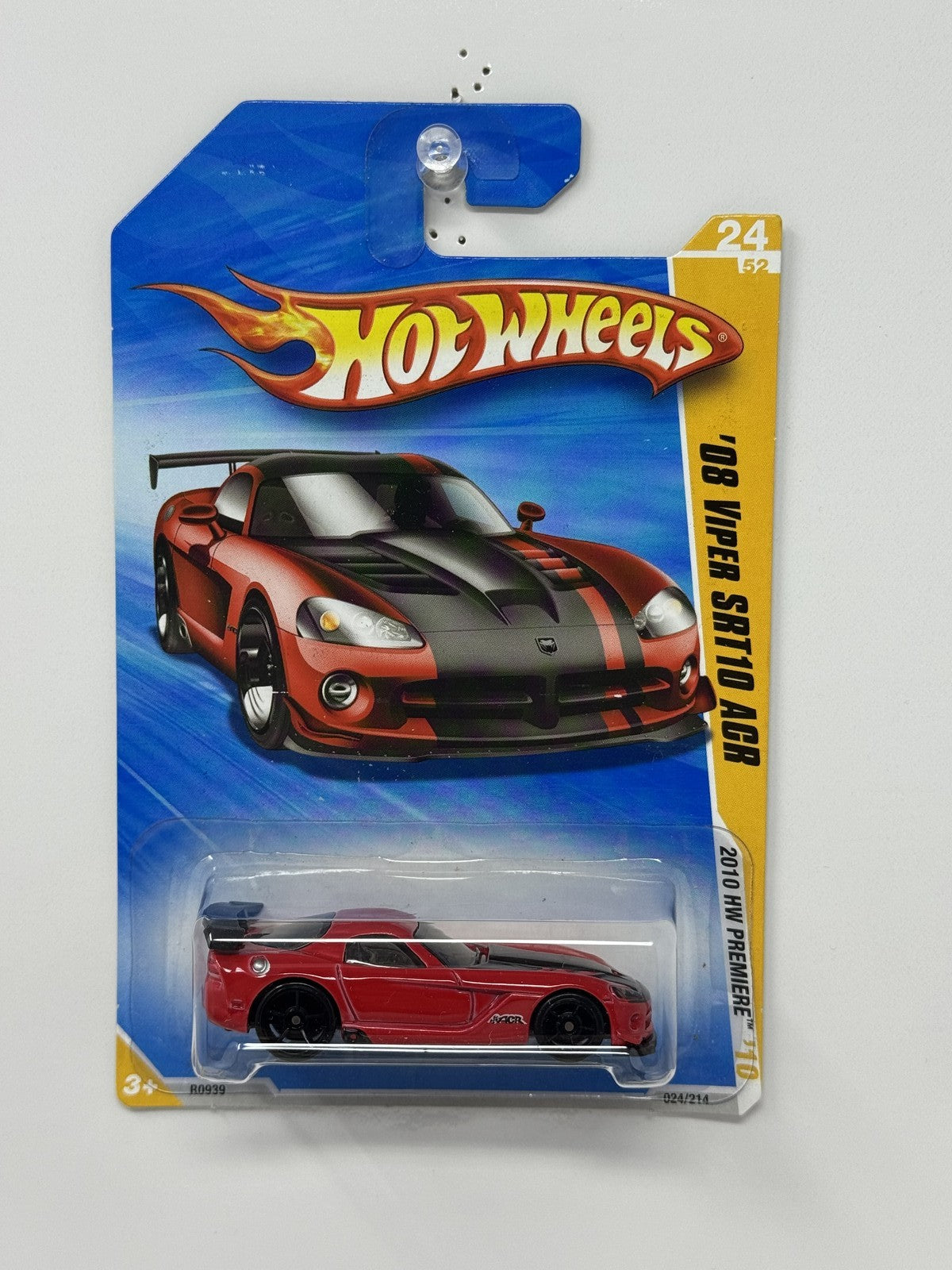 Hot Wheels Premiere 2008 Dodge Viper SRT10 ACR 1:64 Diecast Red