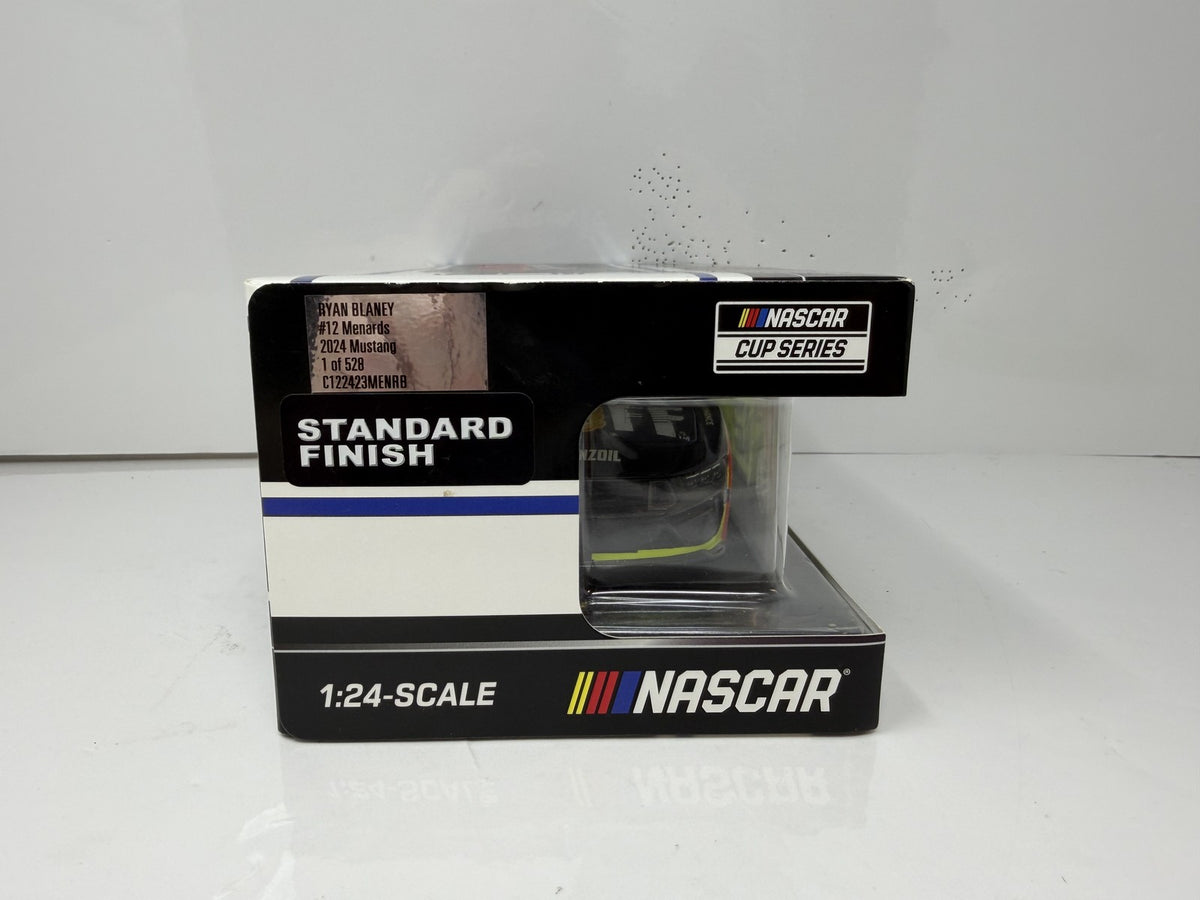 Lionel Nascar Ryan Blaney #12 Menards 2024 Ford Mustang 1:24 Diecast