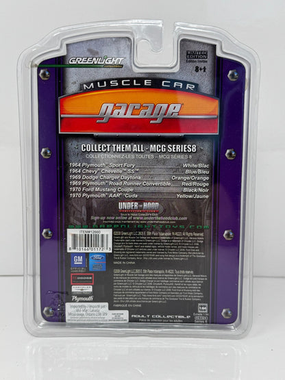 Greenlight Muscle Car Garage 1964 Plymouth Sport Fury CHASE 1:64 Diecast
