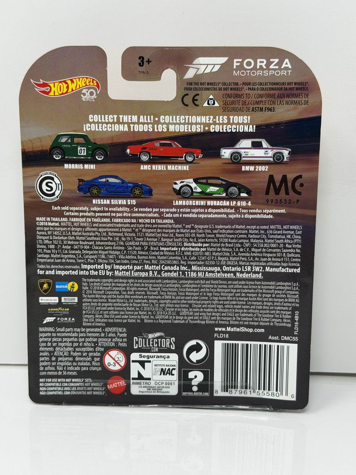 Hot Wheels Retro Entertainment Forza Morris Mini 1:64 Diecast Green