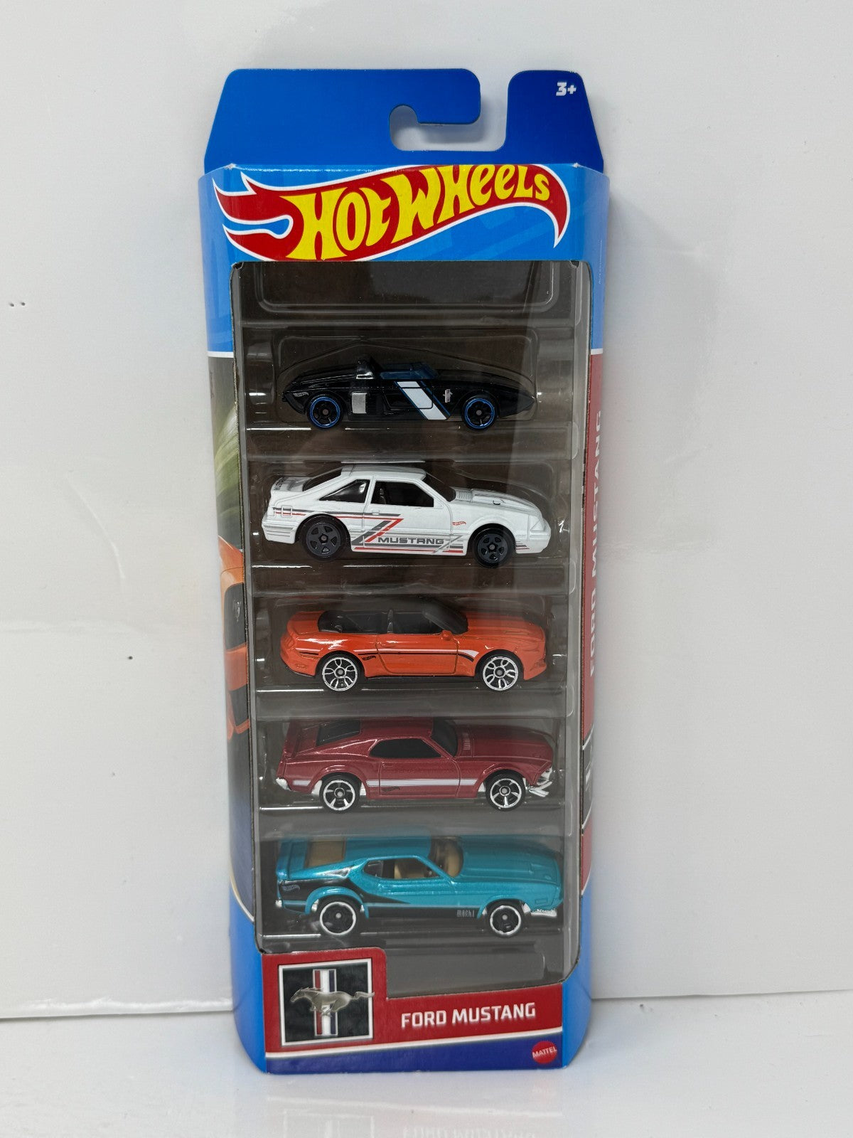 Hot Wheels Ford Mustang 5-Pack Gift Set 1:64 Diecast