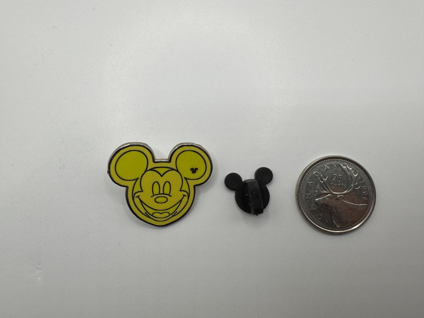 WDW Disney Colorful Mickey Mouse Yellow Hidden Mickey Trading Pin DC2S1