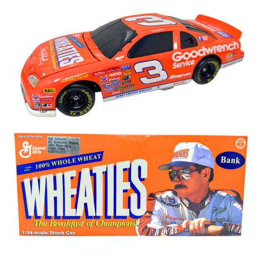 Action Nascar #3 Dale Earnhardt Wheaties 1997 Monte Carlo BANK 1:24 Diecast