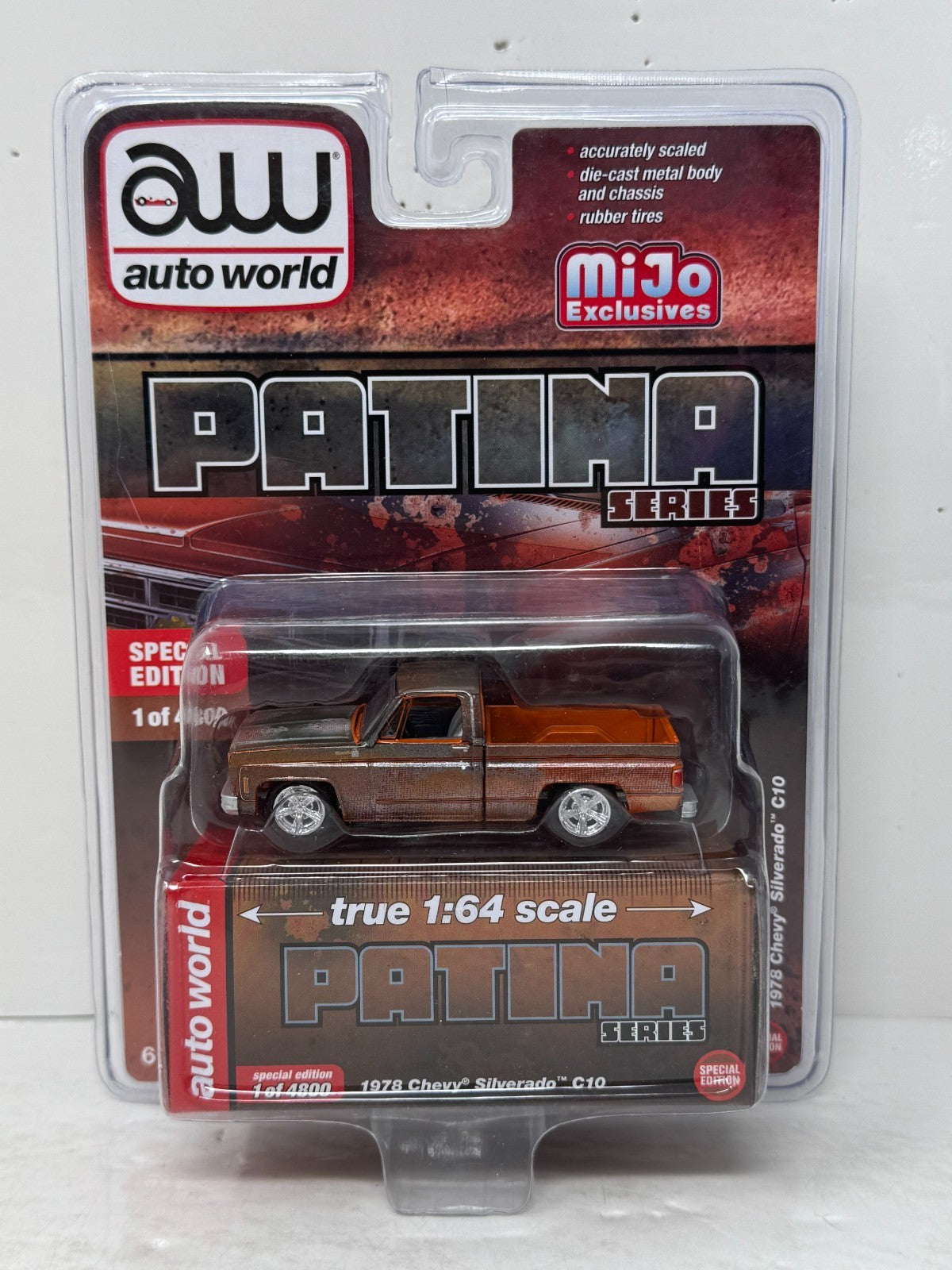 Auto World Patina Series 1978 Chevrolet Silverado C10 1:64 Diecast