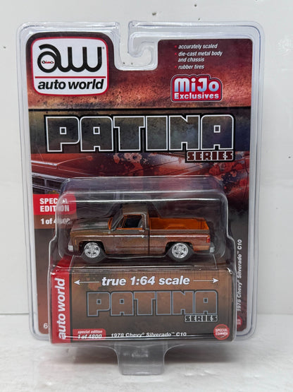Auto World Patina Series 1978 Chevrolet Silverado C10 1:64 Diecast