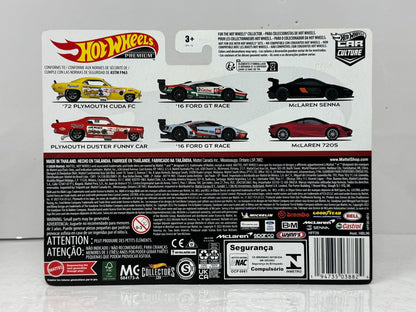 Hot Wheels Premium Snake & Mongoose Cuda & Duster Funny Car Set 1:64 Diecast