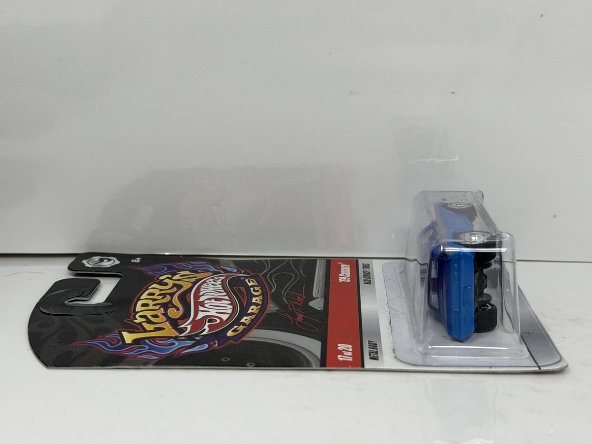 Hot Wheels Larry's Garage 1969 Chevrolet Camaro Blue 1:64 Diecast Real Riders