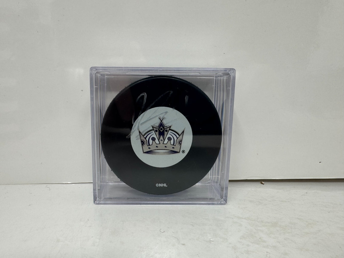 Jonathan Bernier Los Angeles Kings Signed NHL Autograph Puck Silver Auto