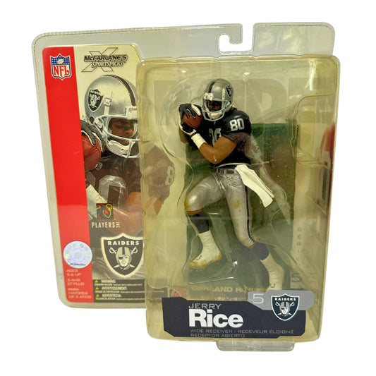 McFarlane NFL Jerry Rice Oakland Raiders Series 5 Figure