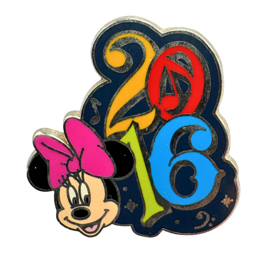 Disney 2016 Dated Booster Minnie Mouse Trading Pin DC2S12