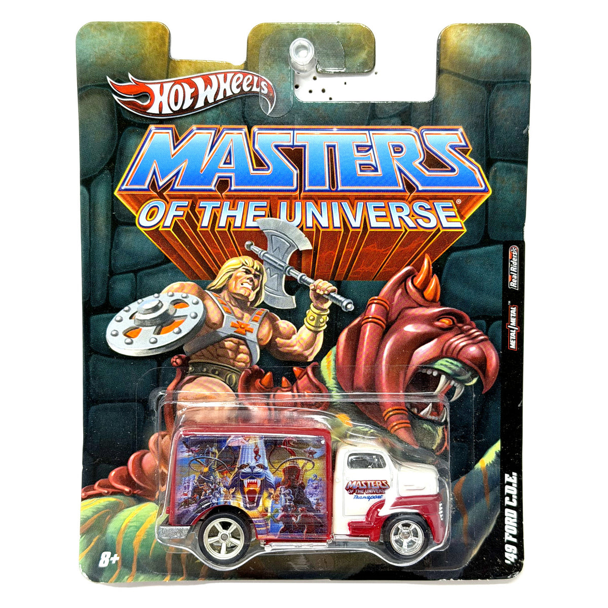 Hot Wheels Masters of the Universe 1949 Ford C.O.E. 1:64 Diecast Real Riders