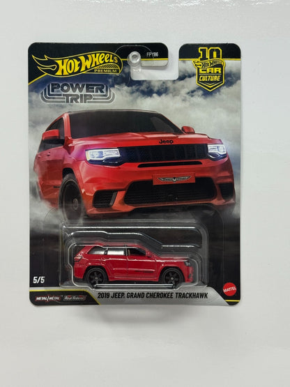Hot Wheels Premium Power Trip 2019 Jeep Grand Cherokee Trackhawk 1:64 Diecast