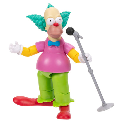 Jakks Pacific The Simpsons Krusty the Clown with Microphone Action Figure