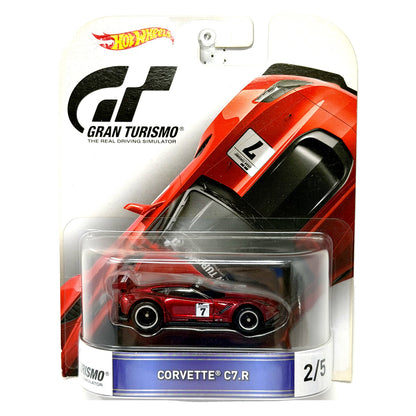 Hot Wheels Retro Entertainment Gran Turismo Corvette C7.R 1:64 Diecast Red