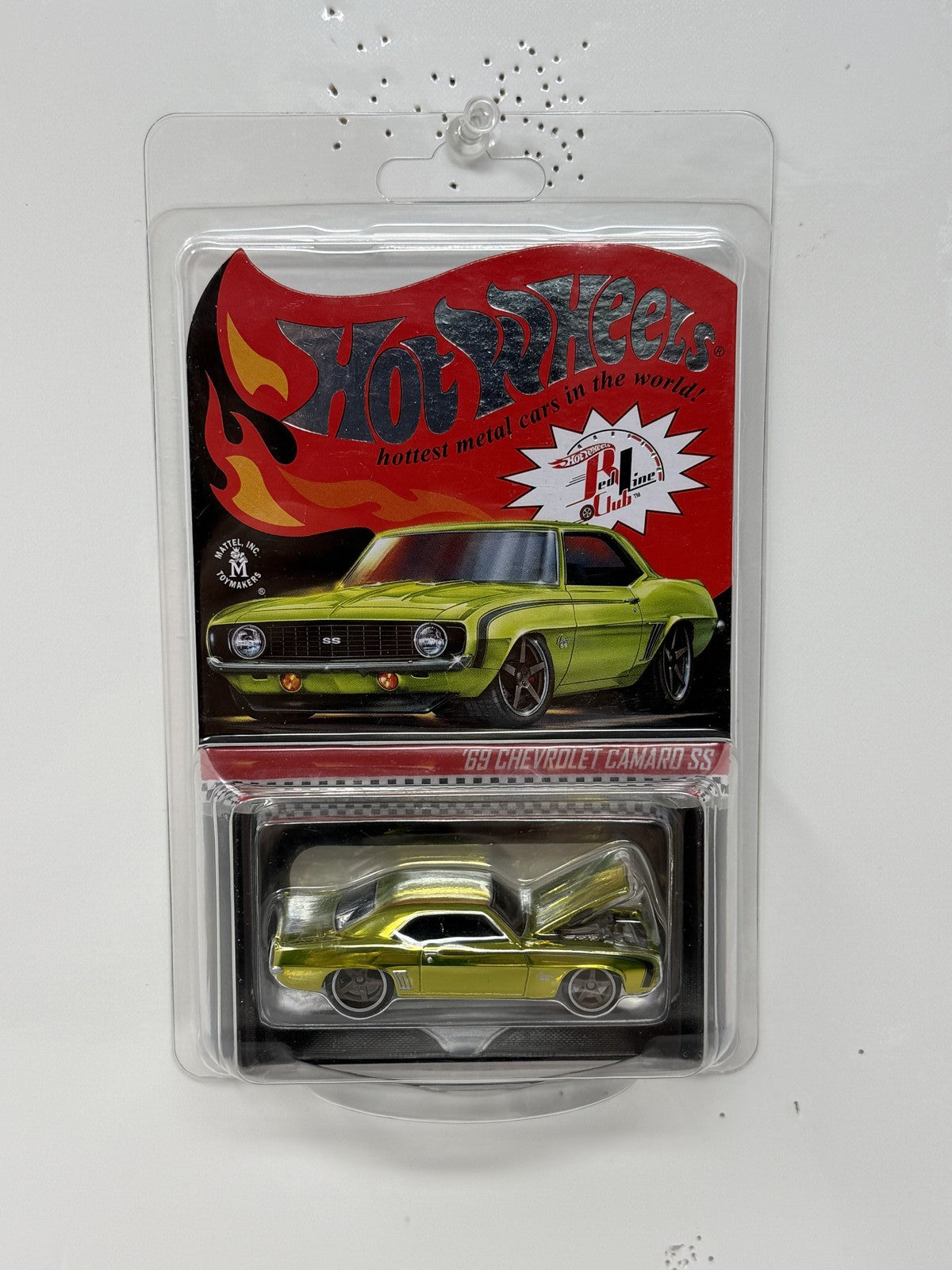 Hot Wheels RLC Red Line Club 1969 Chevrolet Camaro SS 1:64 Diecast 26032/30000