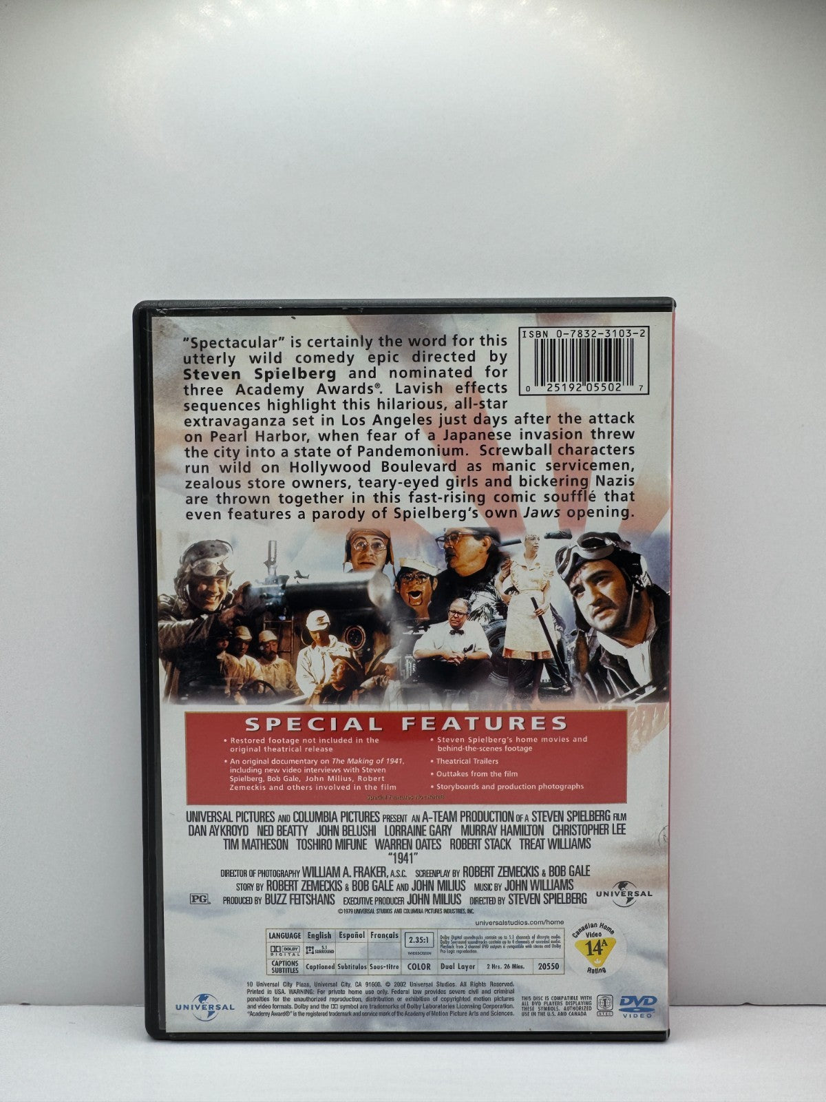 1941 (DVD) Steven Spielberg Comedy
