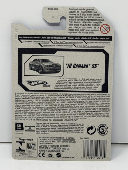 Hot Wheels HW Garage 2010 Chevrolet Camaro SS 1:64 Diecast Silver Indy 500